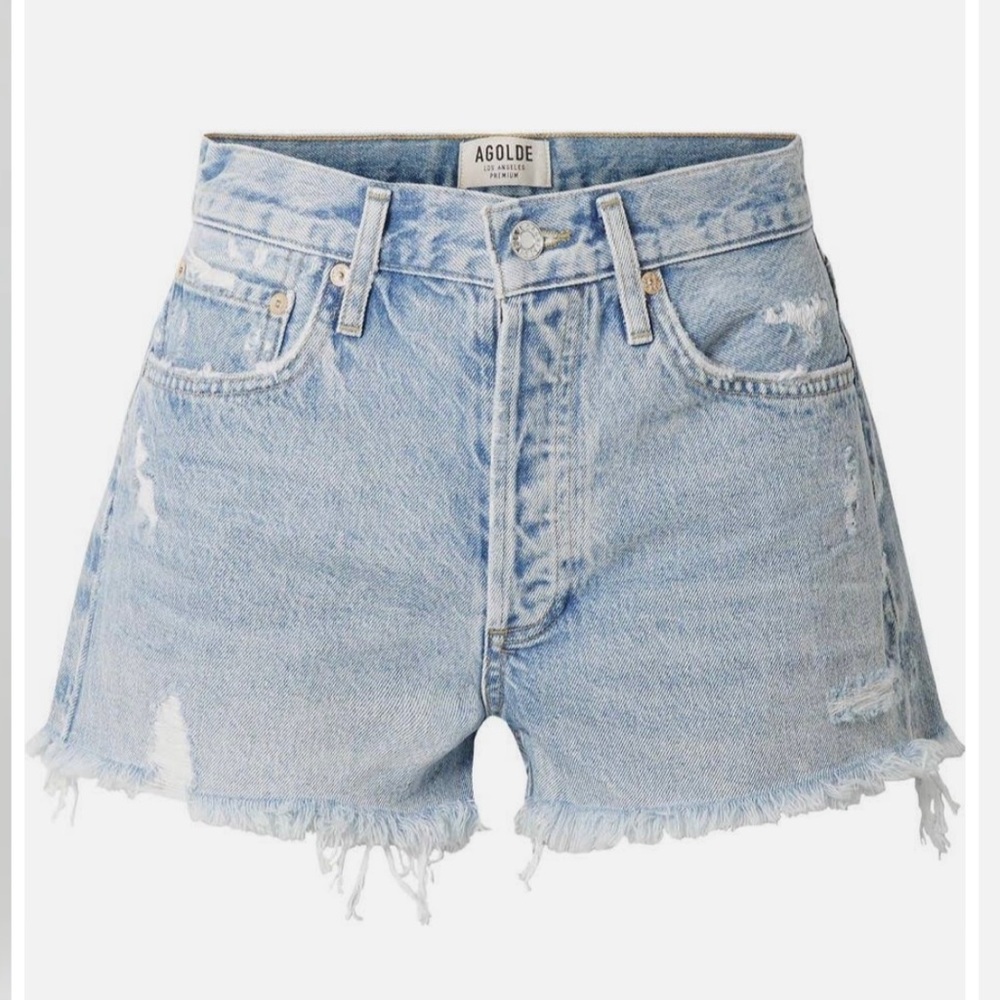 Agolde high rise denim short